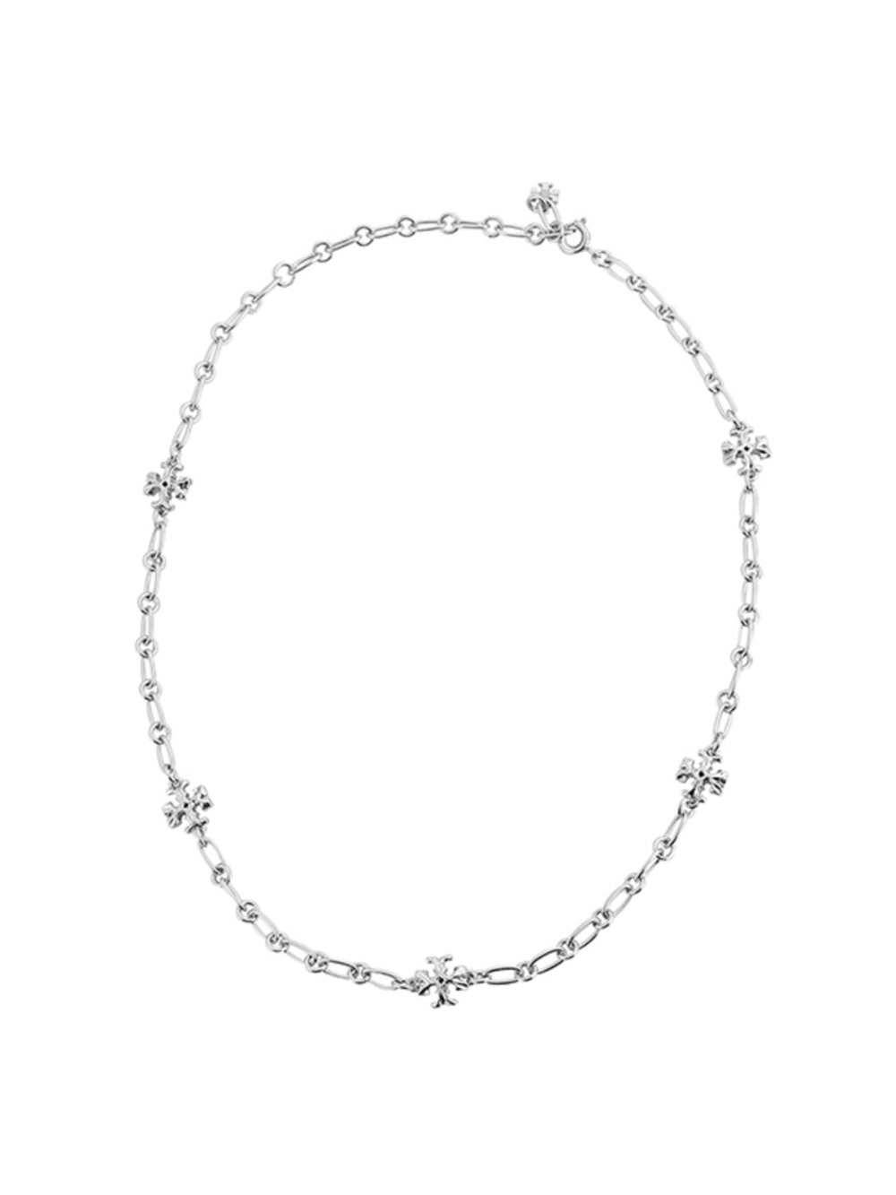 Tory Burch  Roxanne Silver Chain Link/ New!